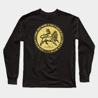 Selassie I Lion of Judah Long Sleeve T-Shirt